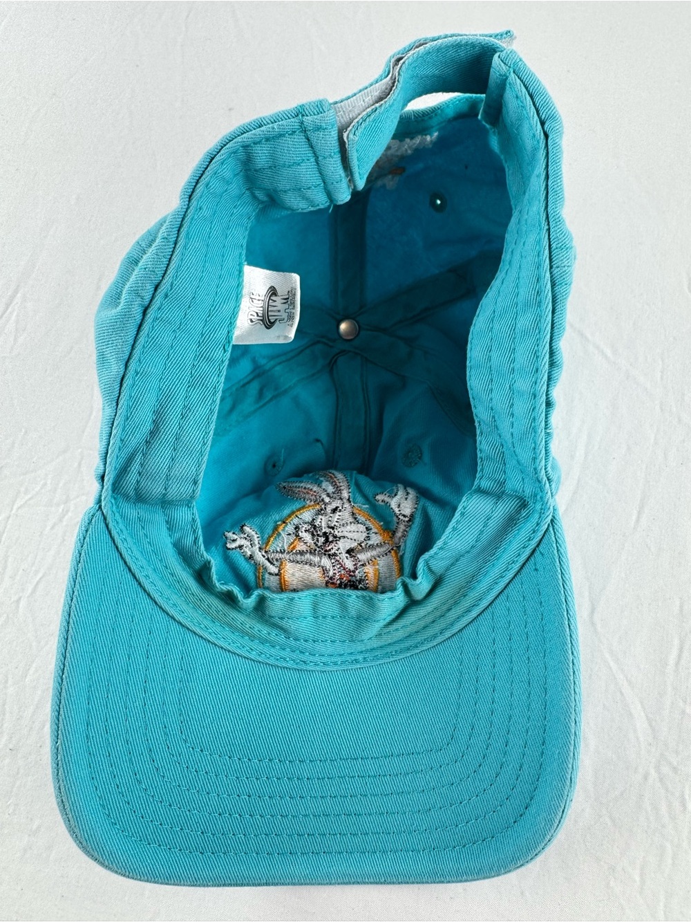 Space Jam Team Bugs Adjustable Turquoise Baseball Cap - Picture 6 of 7